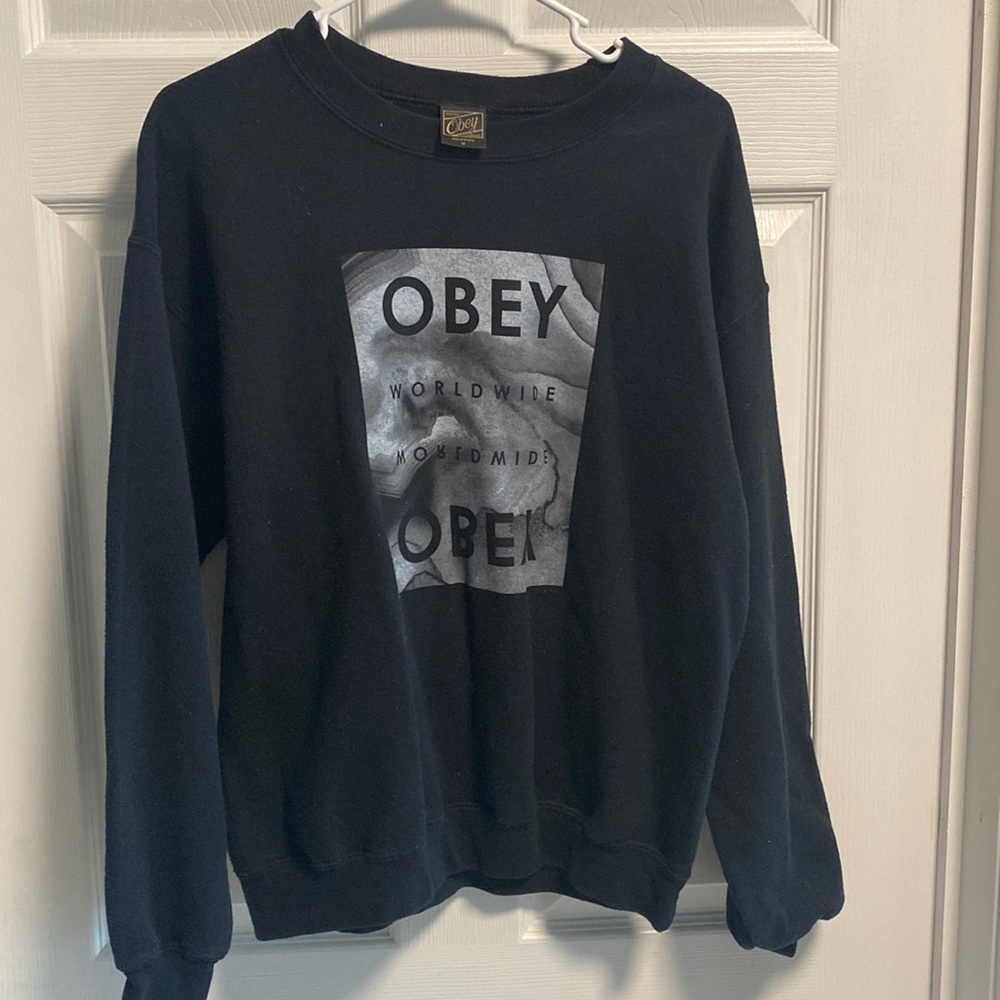 Obey Worldwide Black Sweatshirt